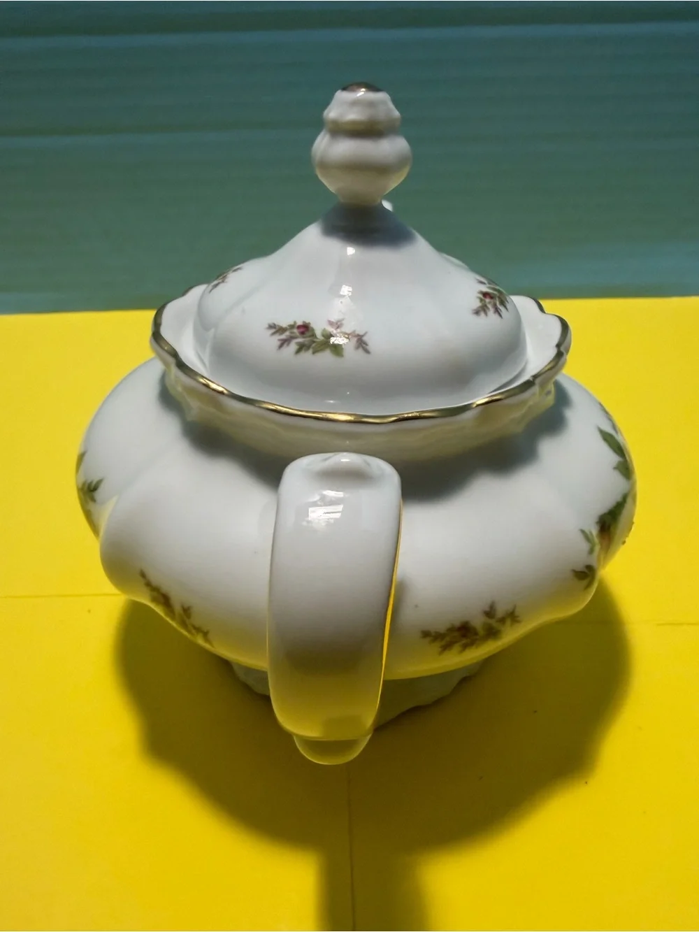 Johann Haviland Traditions Fine China Roses Sugar Bowl w Lid Handles 10230